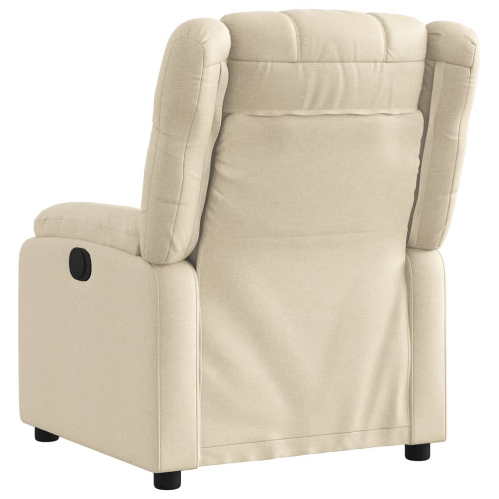 Fauteuil inclinable crème tissu - XIOS