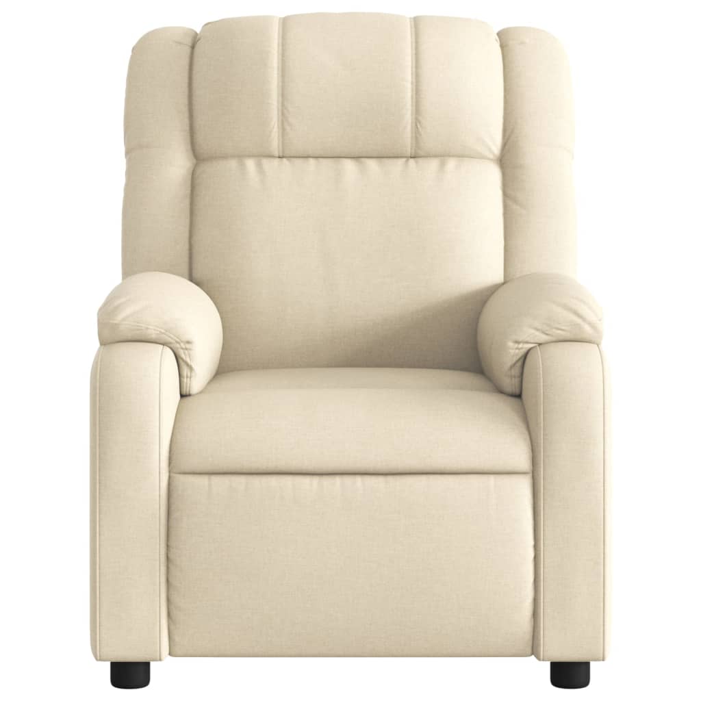 Fauteuil inclinable crème tissu - XIOS