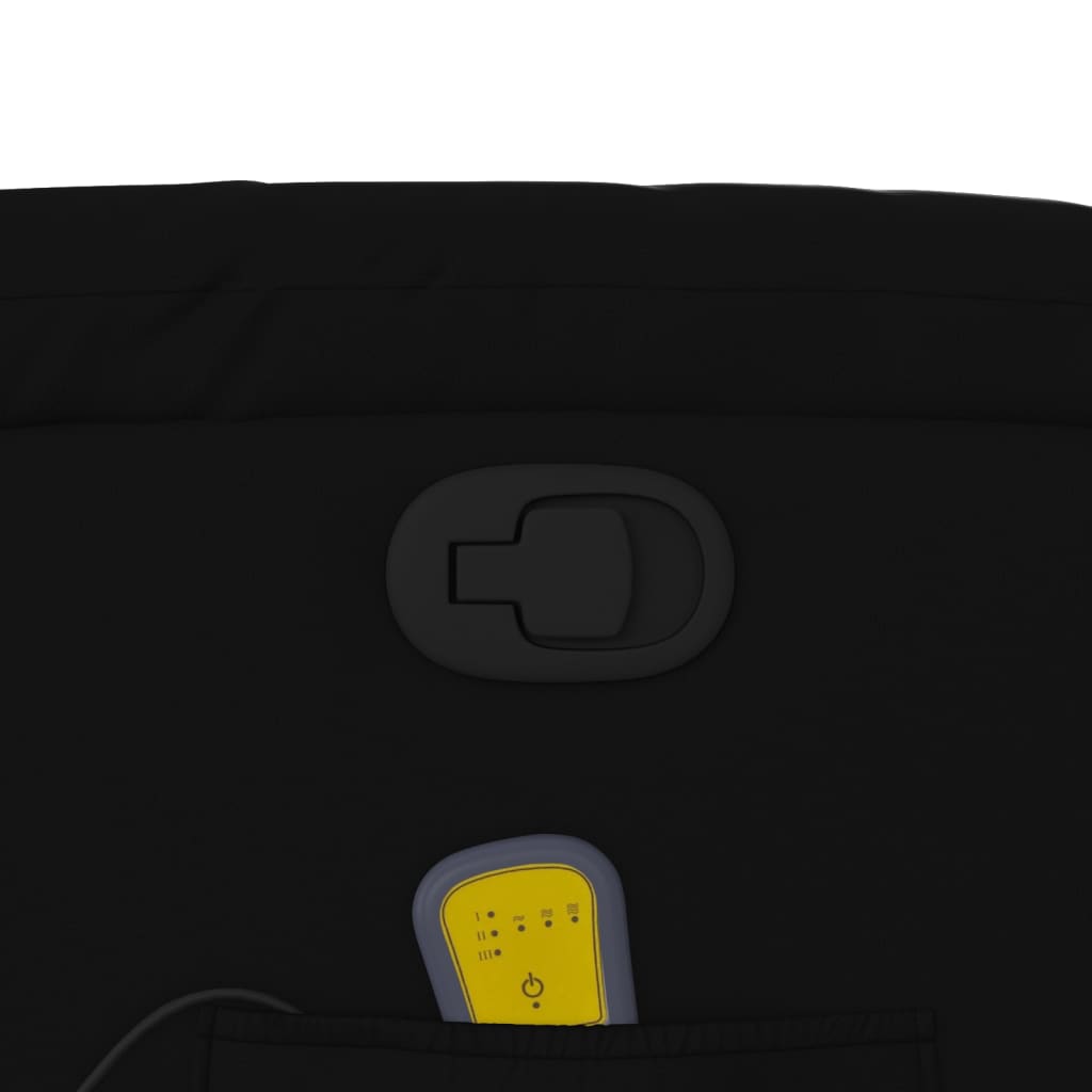 Fauteuil de massage inclinable noir similicuir - XIOS