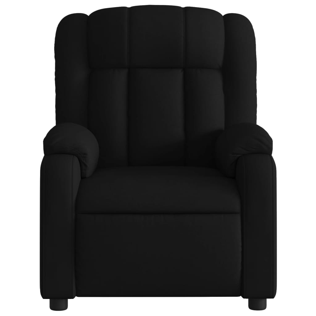 Fauteuil inclinable de massage noir tissu - XIOS