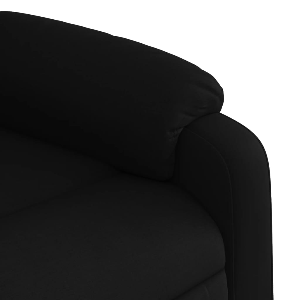 Fauteuil inclinable de massage noir tissu - XIOS