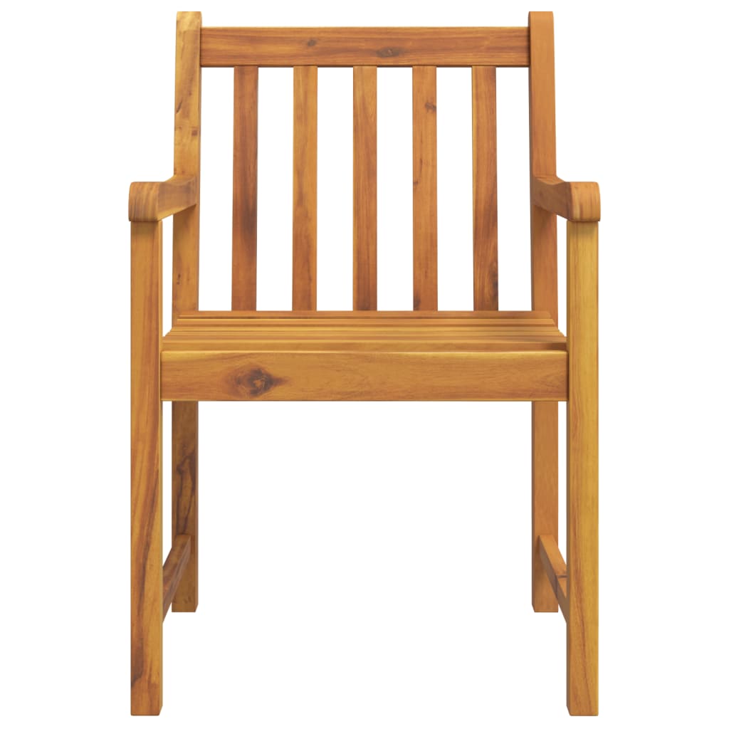 Ensemble à manger de jardin 5 pcs Bois d'acacia solide
