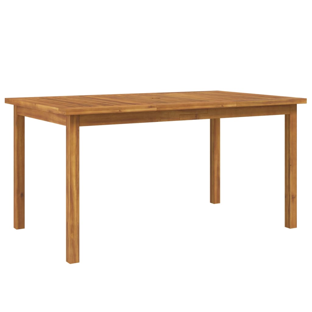 Ensemble à manger de jardin 5 pcs Bois d'acacia solide
