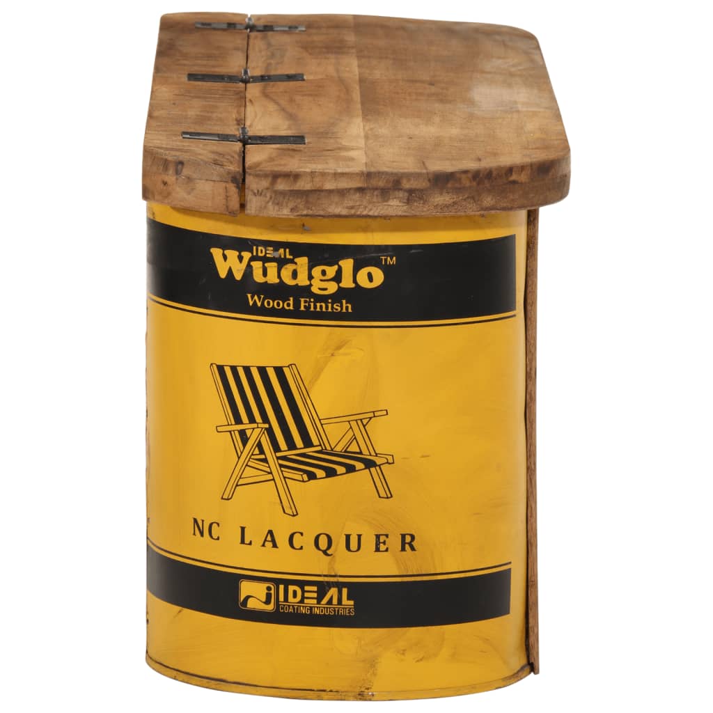 Banc de rangement/buffet 120x30x40 cm bois de récupération - XIOS