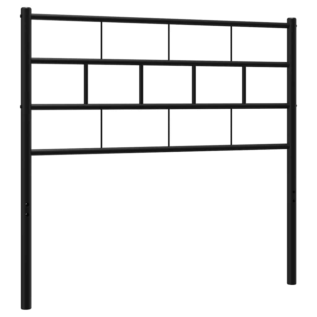 Tête de lit métal noir 100 cm - XIOS