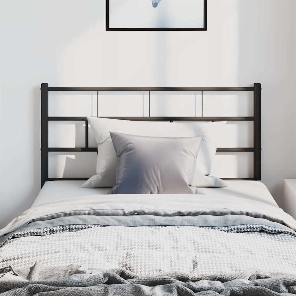 Tête de lit métal noir 100 cm - XIOS