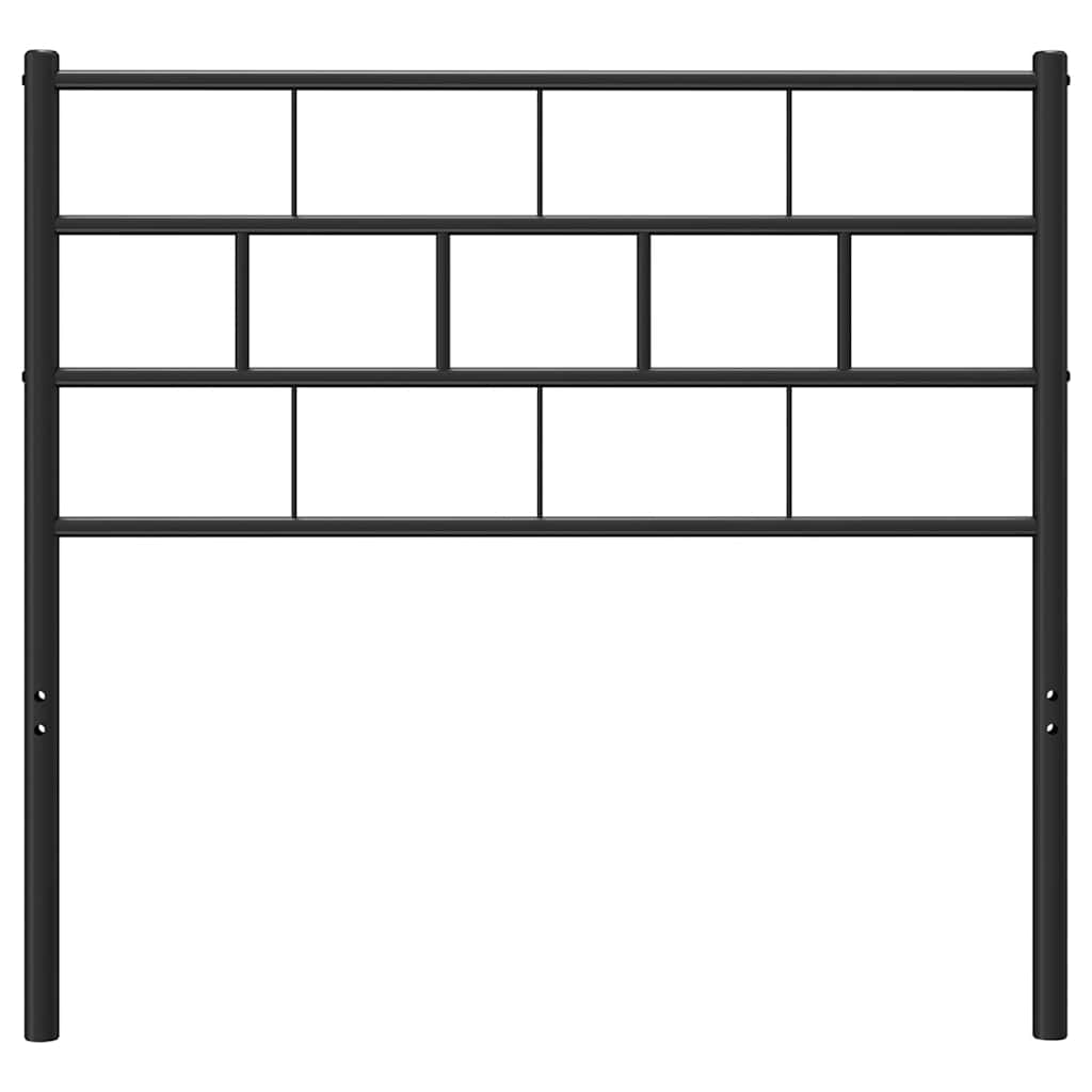 Tête de lit métal noir 100 cm - XIOS