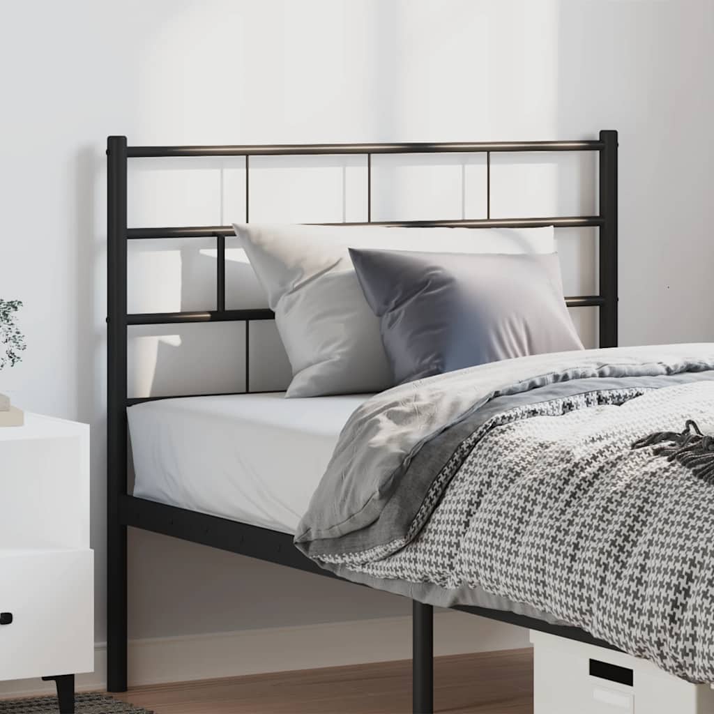 Tête de lit métal noir 100 cm - XIOS