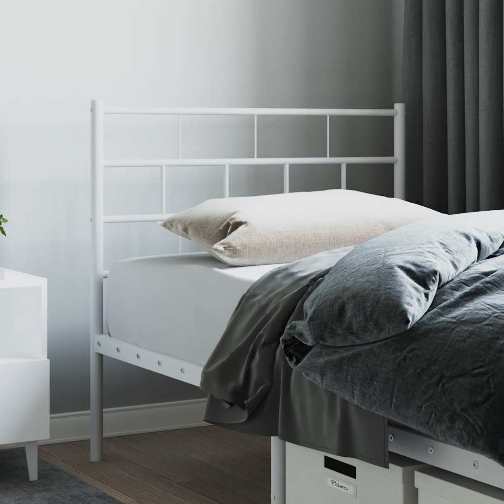 Tête de lit métal blanc 100 cm - XIOS