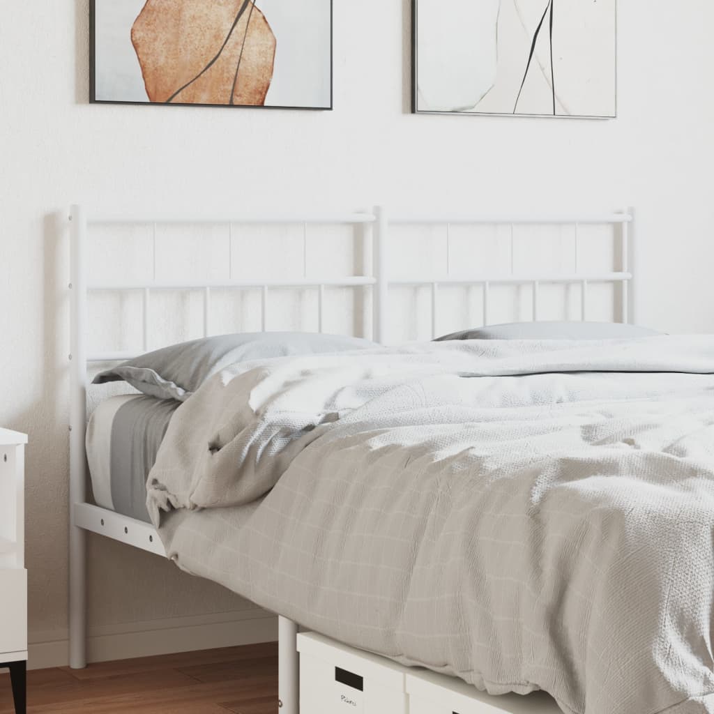 Tête de lit métal blanc 120 cm - XIOS