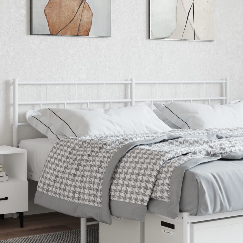 Tête de lit métal blanc 160 cm - XIOS