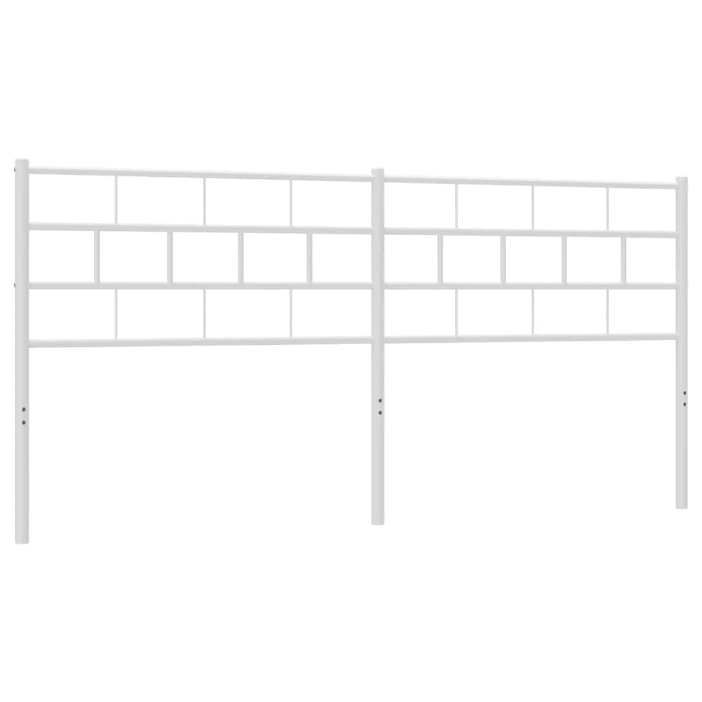 Tête de lit métal blanc 193 cm - XIOS