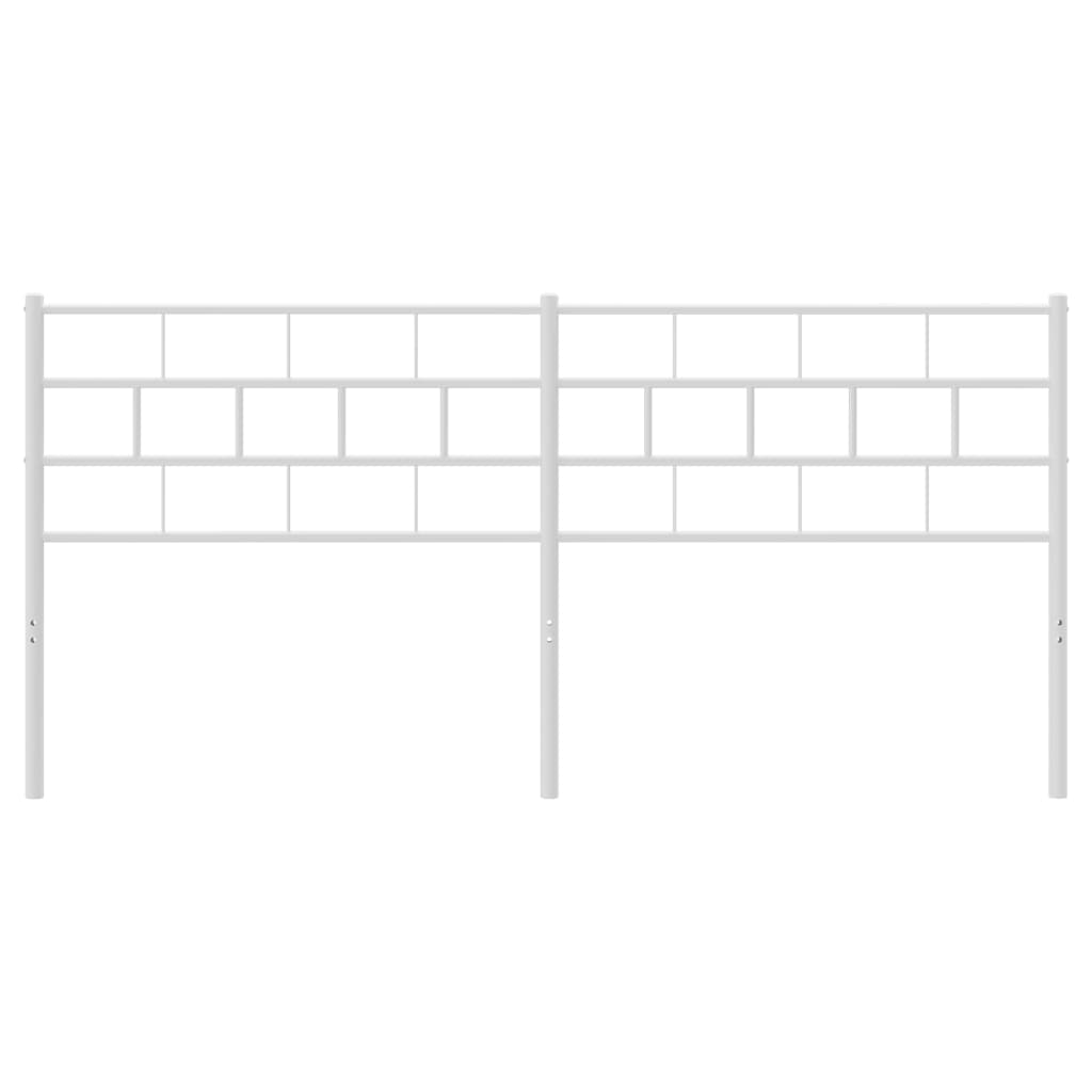 Tête de lit métal blanc 200 cm - XIOS