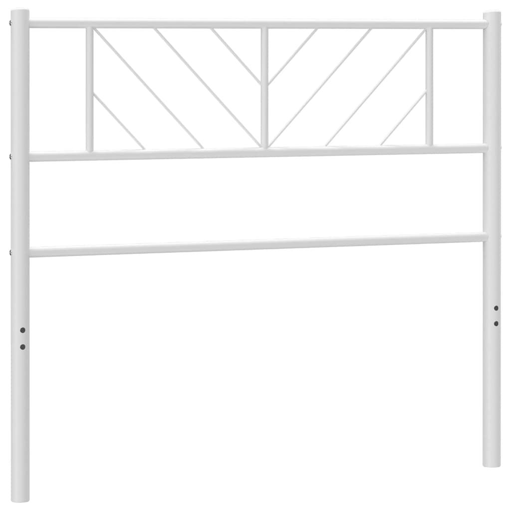 Tête de lit métal blanc 75 cm - XIOS
