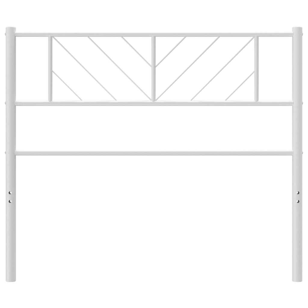 Tête de lit métal blanc 75 cm - XIOS