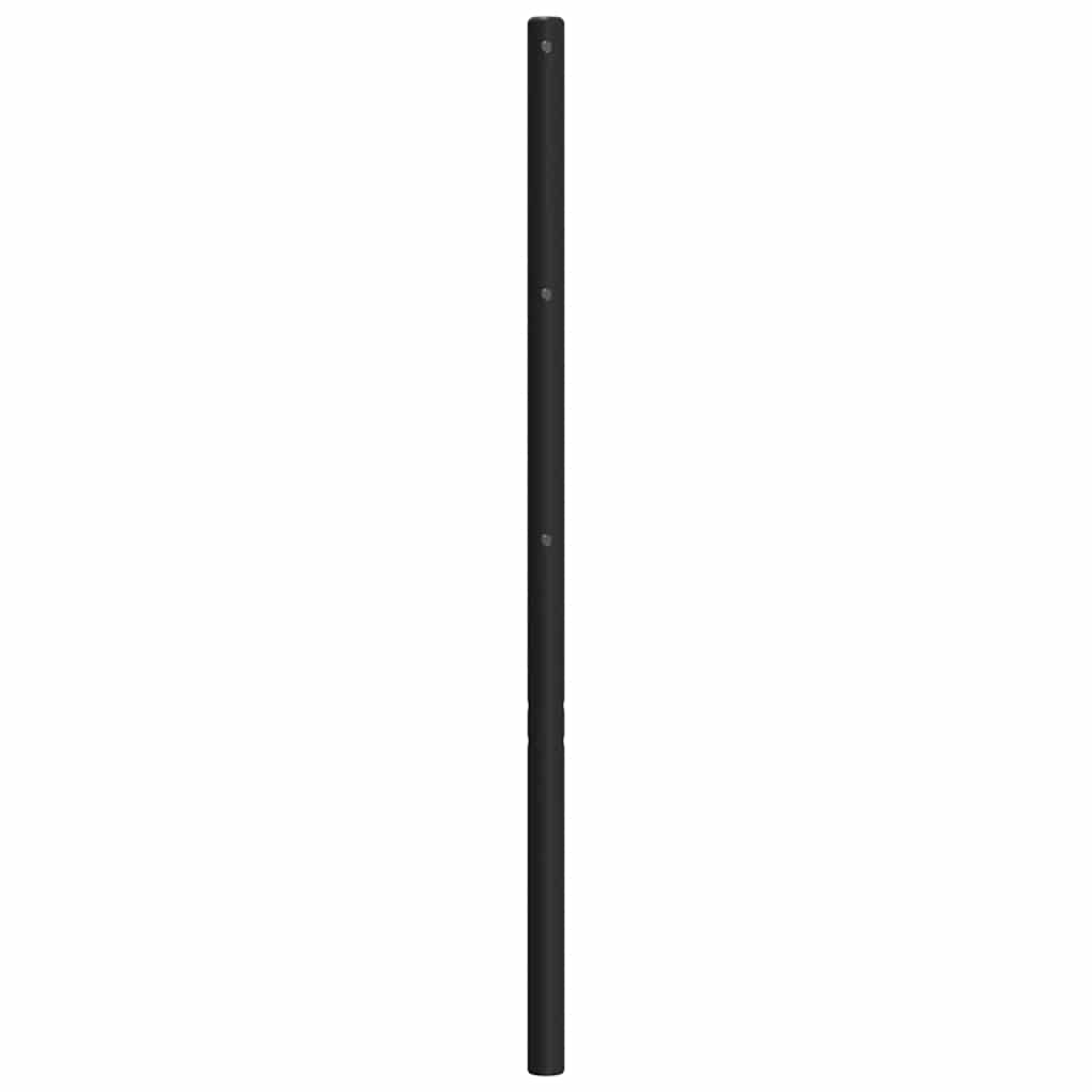 Tête de lit de remplacement métal noir 120 cm - XIOS