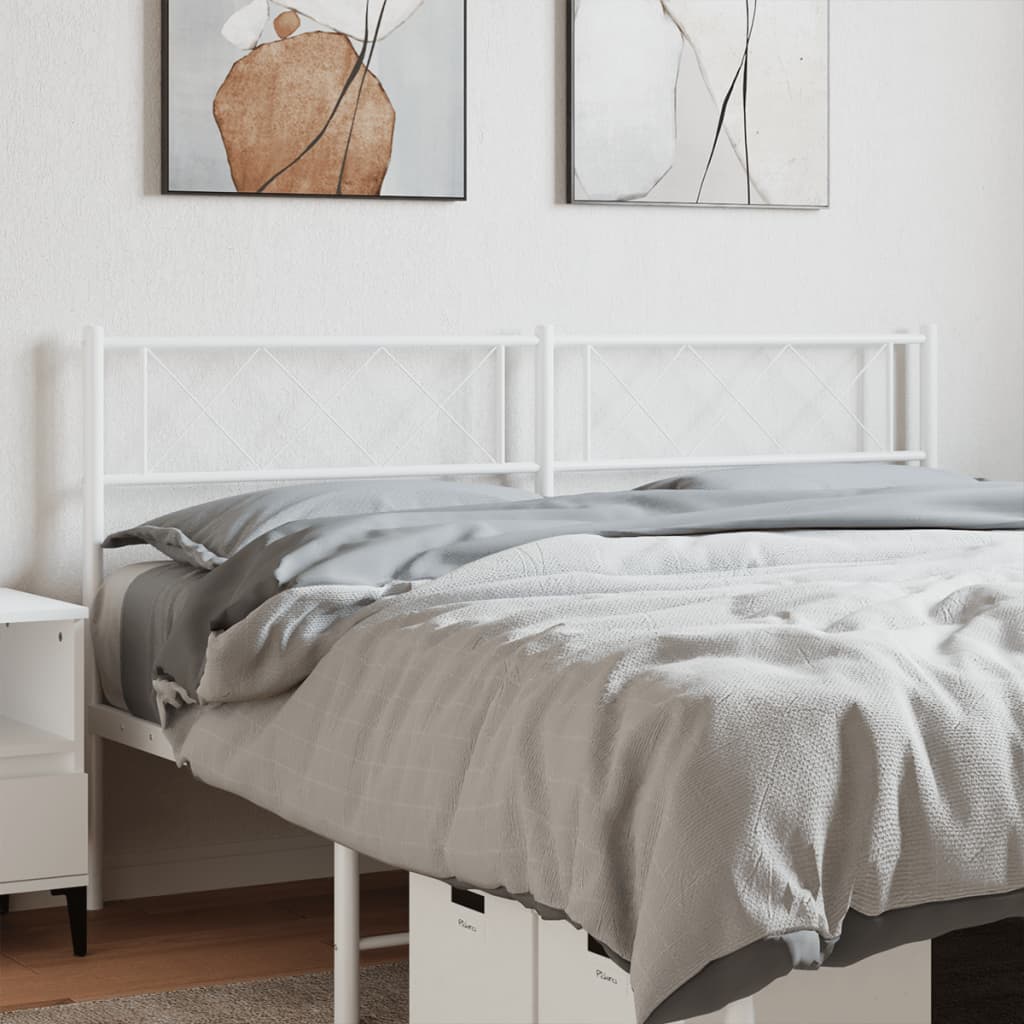 Tête de lit métal blanc 120 cm - XIOS