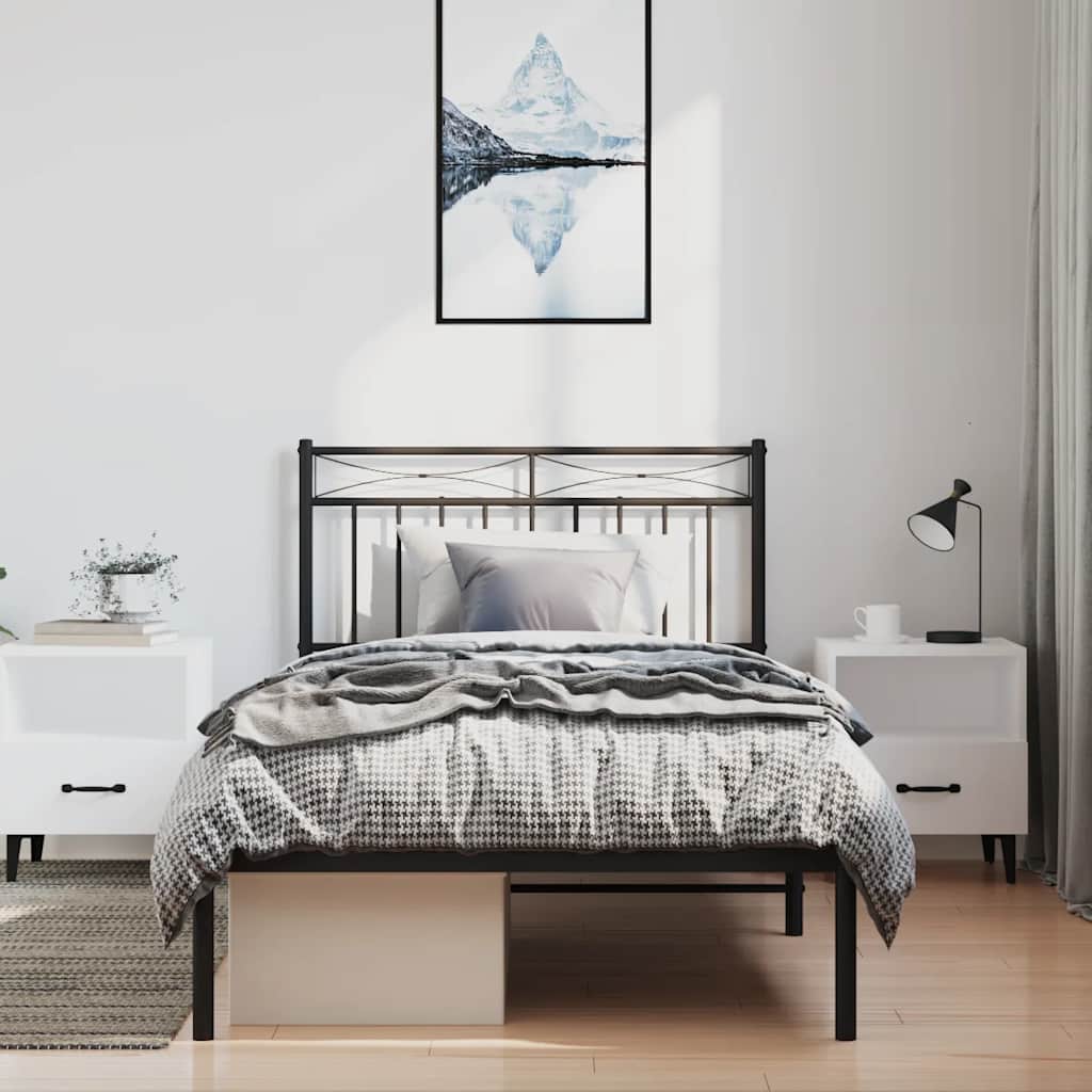 Tête de lit métal blanc 193 cm - XIOS
