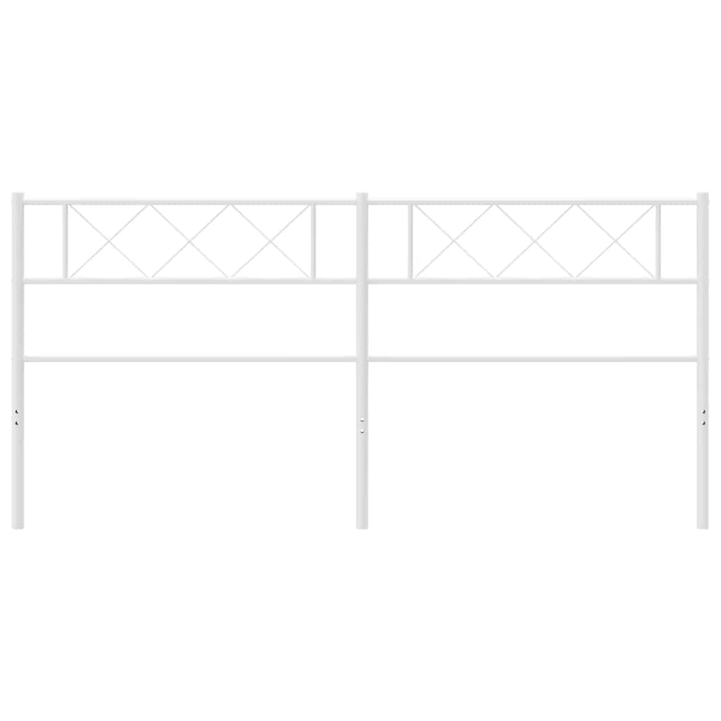 Tête de lit métal blanc 193 cm - XIOS