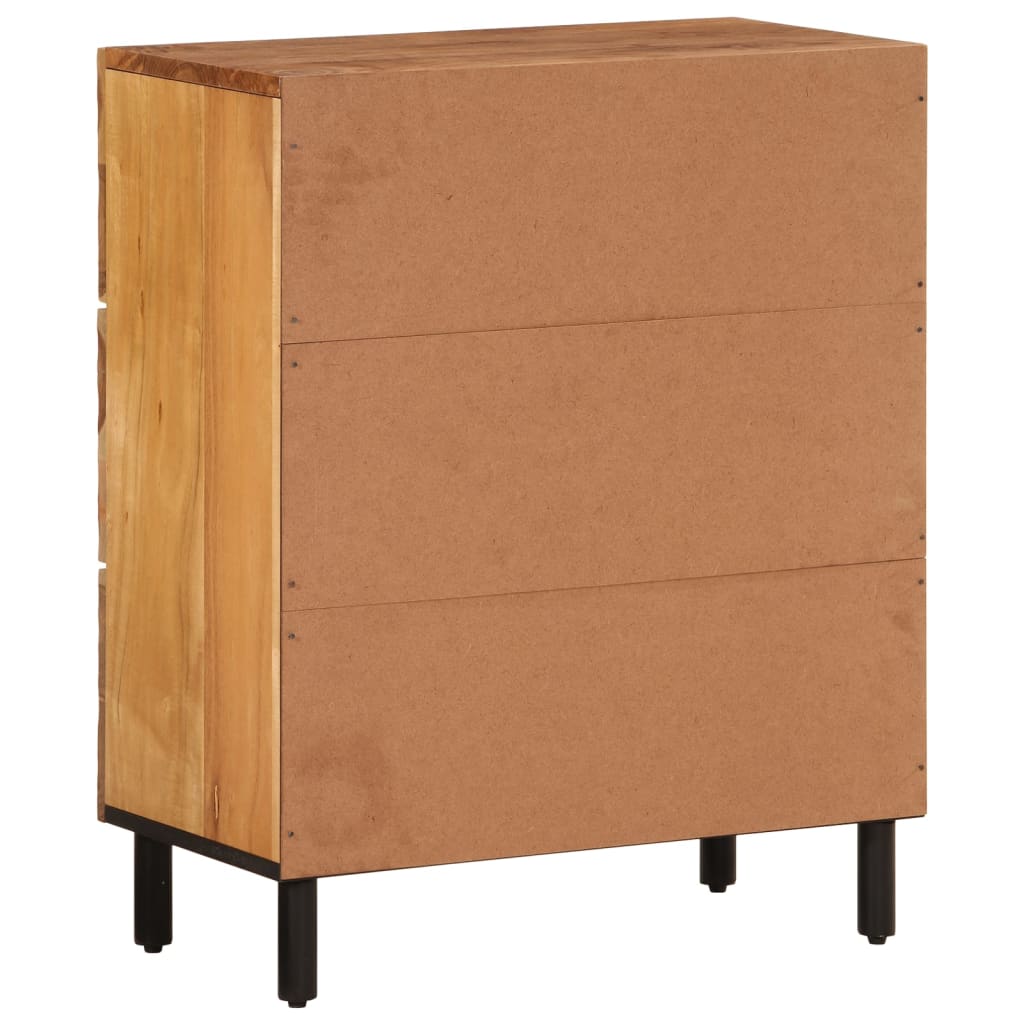 Armoires latérales 2 pcs 60x33x75 cm bois massif d'acacia - XIOS