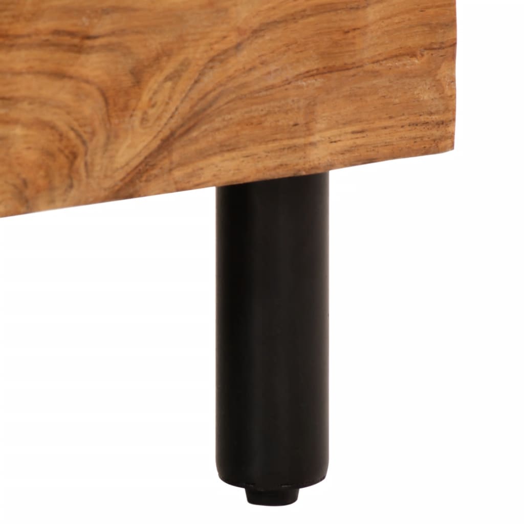 Armoires latérales 2 pcs 60x33x75 cm bois massif d'acacia - XIOS