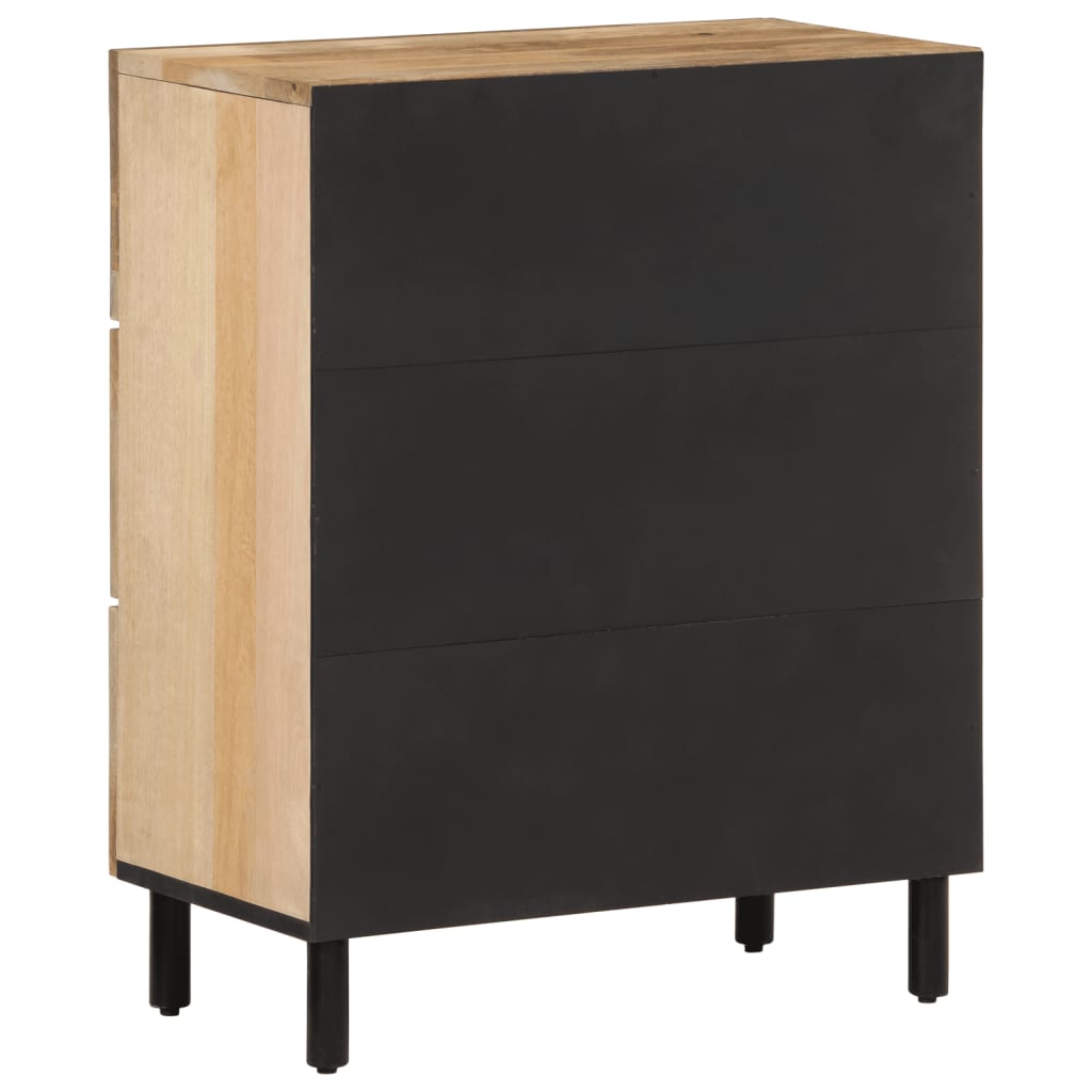 Armoires latérales 2 pcs 60x33x75 cm bois massif de manguier - XIOS