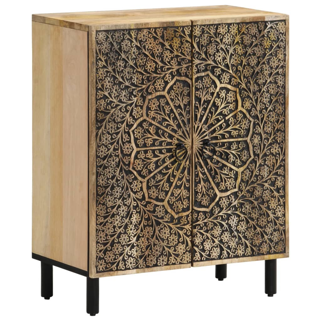Armoires latérales 3 pcs 60x33x75 cm bois massif de manguier - XIOS