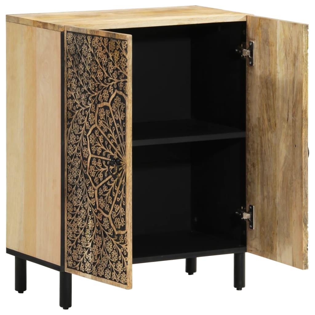 Armoires latérales 3 pcs 60x33x75 cm bois massif de manguier - XIOS