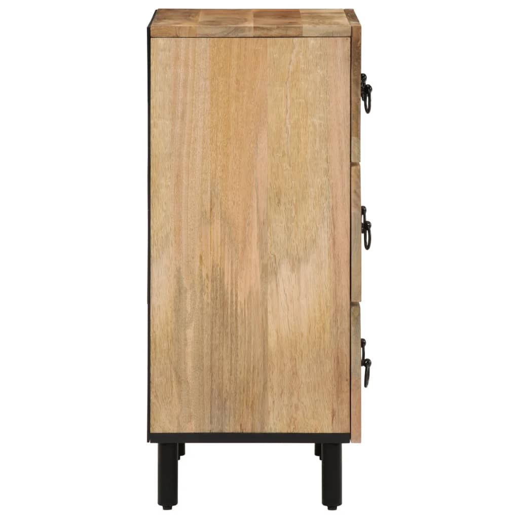 Armoires latérales 3 pcs 60x33x75 cm bois massif de manguier - XIOS