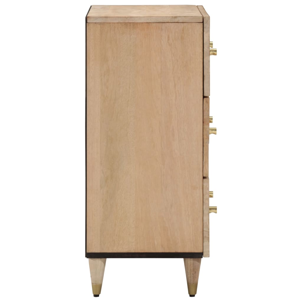 Armoires latérales 2 pcs 60x33x75 cm bois massif de manguier - XIOS