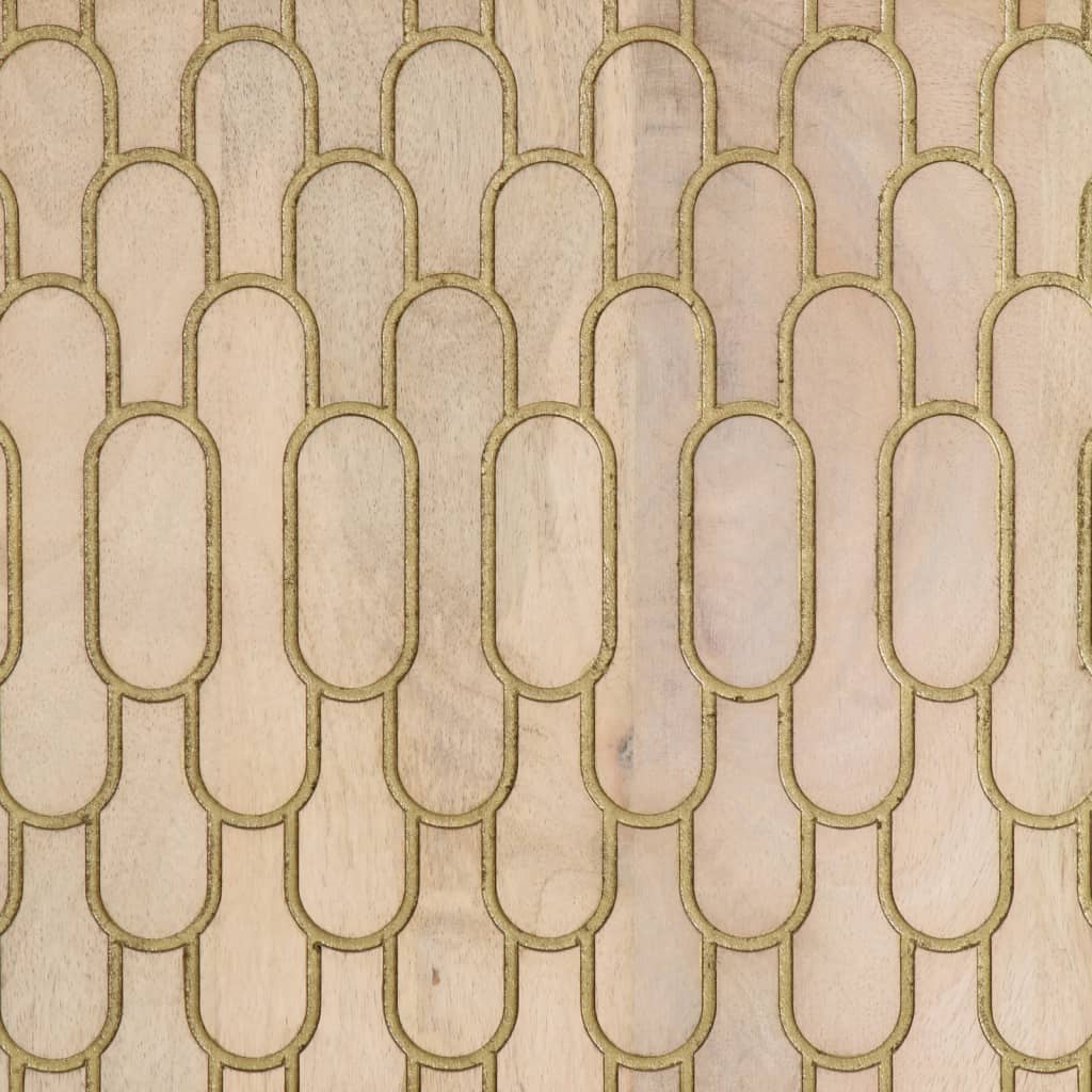 Armoires latérales 3 pcs 60x33x75 cm bois massif de manguier - XIOS