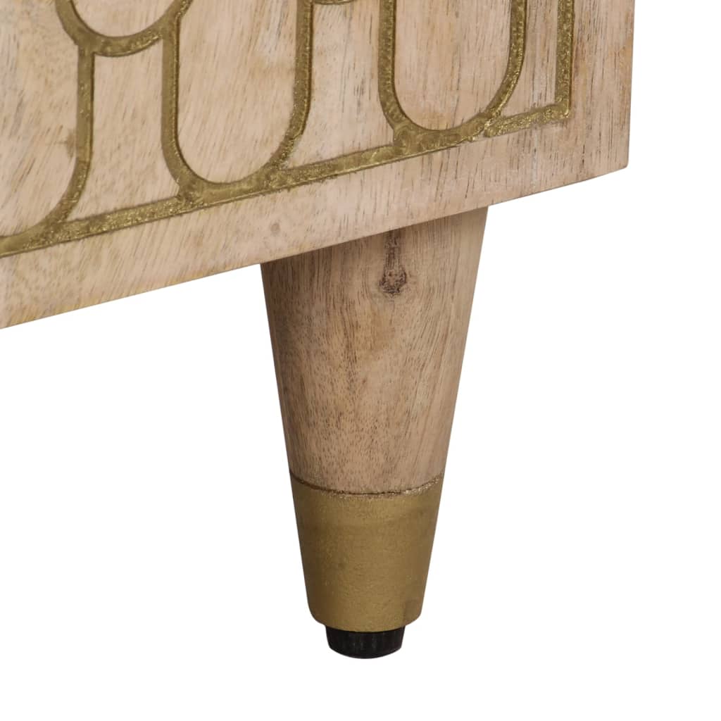 Armoires latérales 3 pcs 60x33x75 cm bois massif de manguier - XIOS