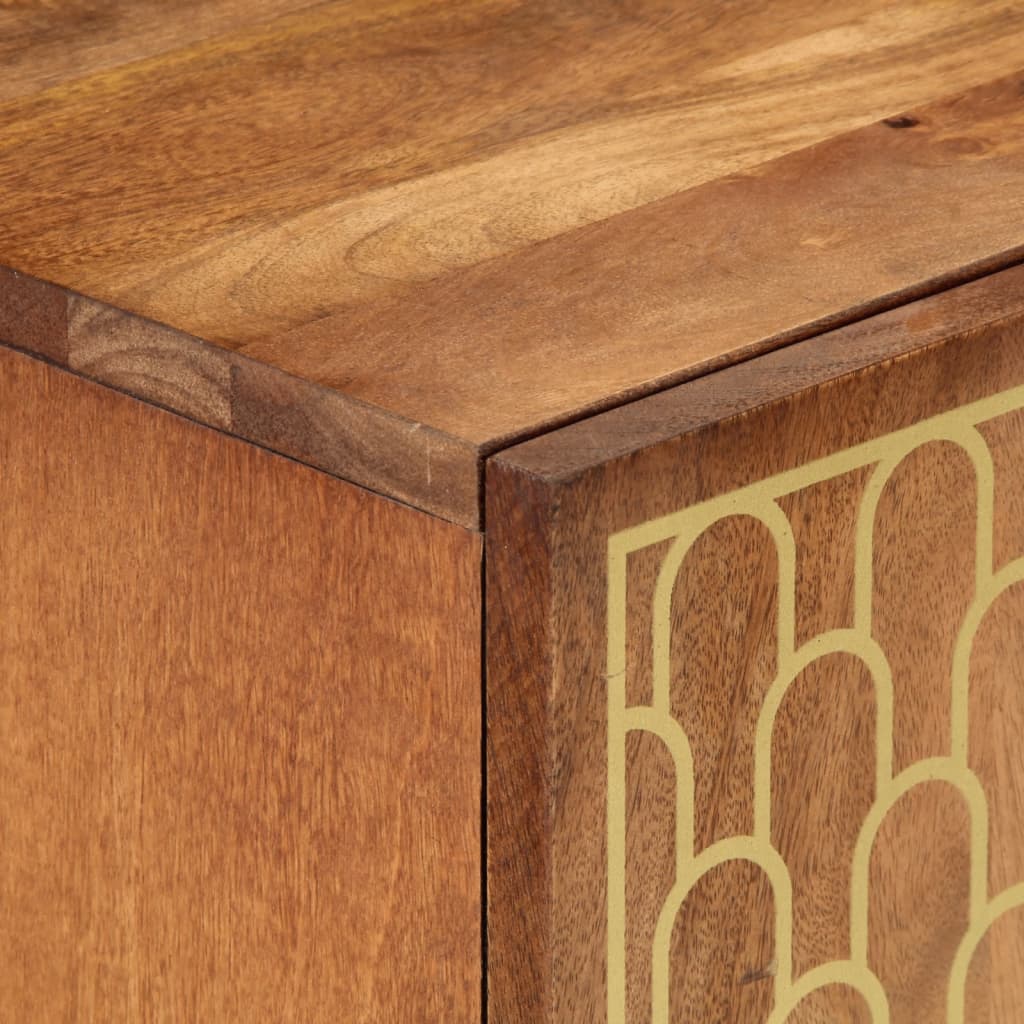 Armoires latérales 3 pcs 60x33x75 cm bois massif de manguier - XIOS