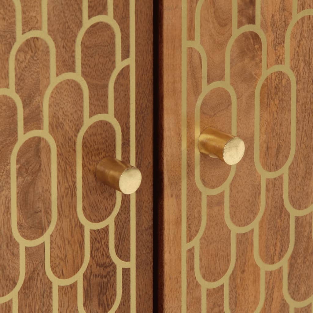 Armoires latérales 3 pcs 60x33x75 cm bois massif de manguier - XIOS