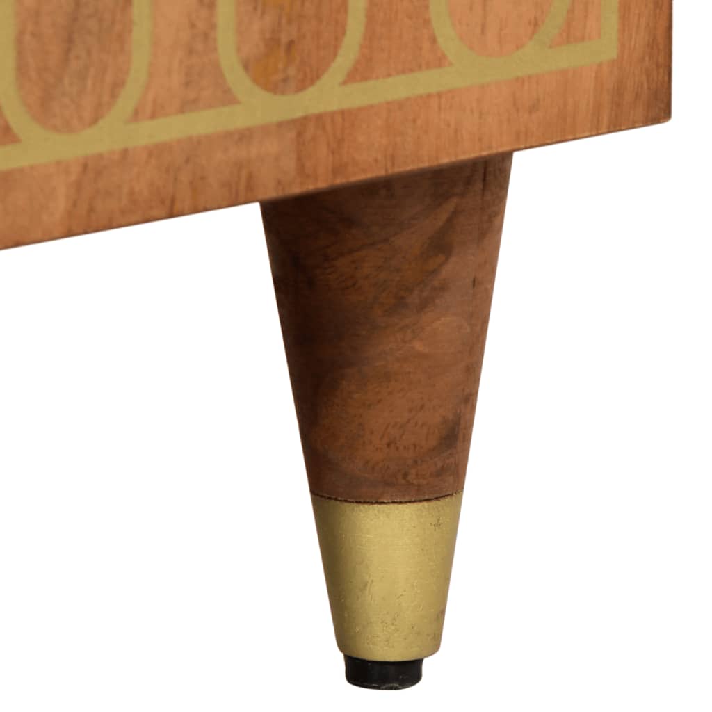 Armoires latérales 3 pcs 60x33x75 cm bois massif de manguier - XIOS