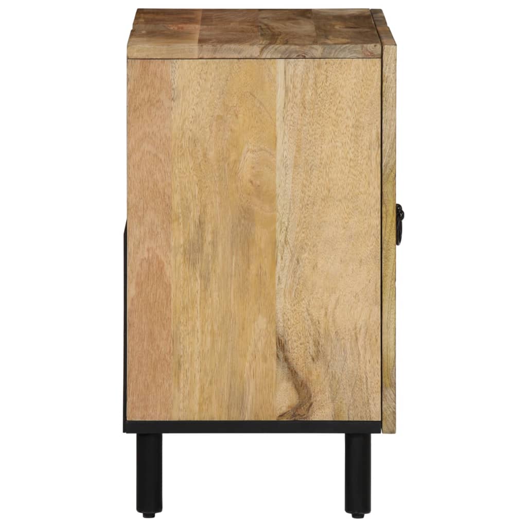 Ensemble de meubles salle de bain 2 pcs bois de manguier massif