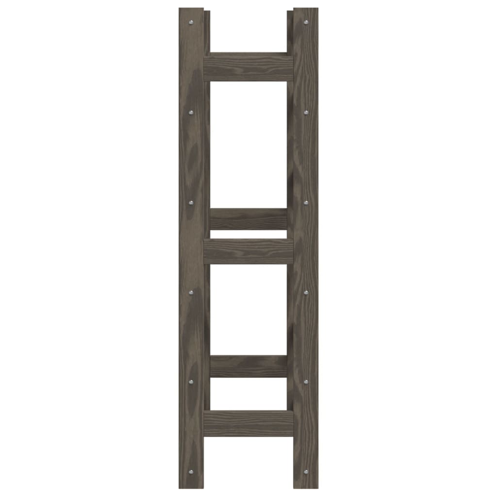 Casier à bouteilles pour 30 bouteilles gris bois pin solide - XIOS