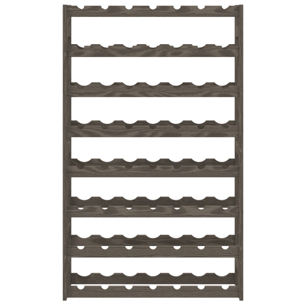 Casier à bouteilles pour 56 bouteilles gris bois pin solide - XIOS