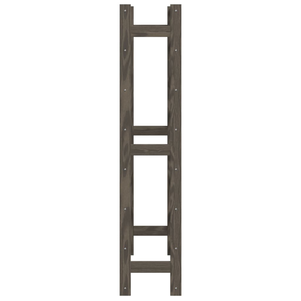 Casier à bouteilles pour 56 bouteilles gris bois pin solide - XIOS