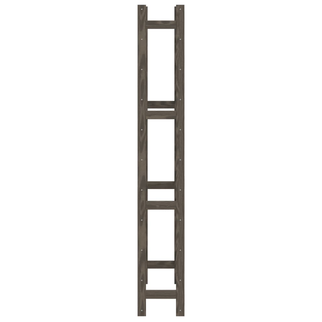 Casier à bouteilles pour 77 bouteilles gris bois pin solide - XIOS