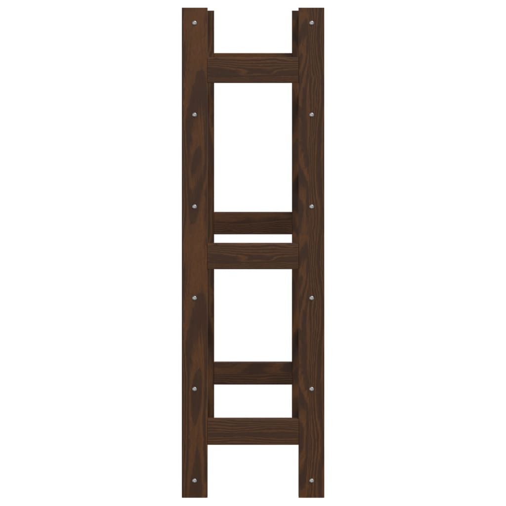 Casier à bouteilles pour 30 bouteilles marron bois pin solide - XIOS