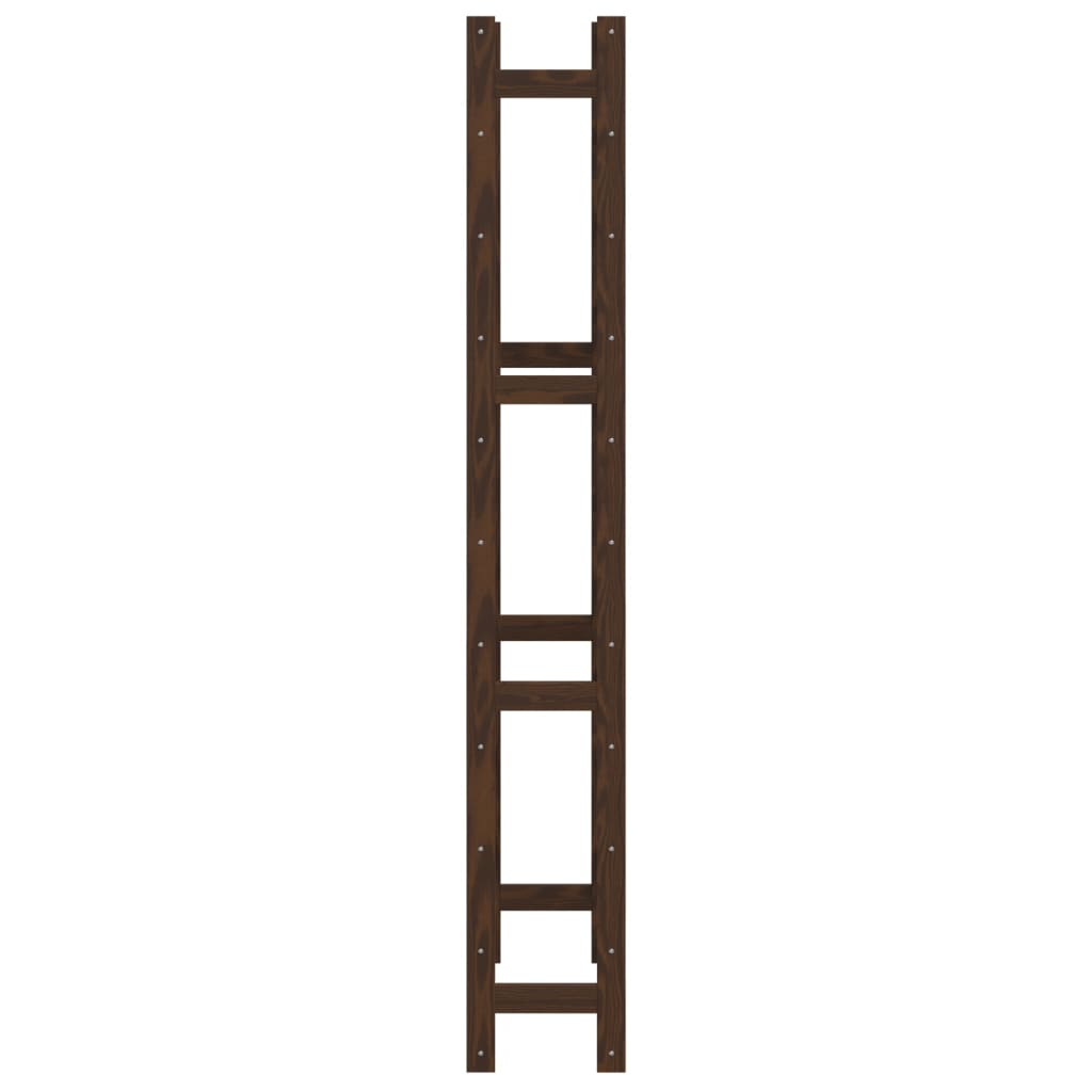 Casier à bouteilles pour 77 bouteilles marron bois pin solide - XIOS