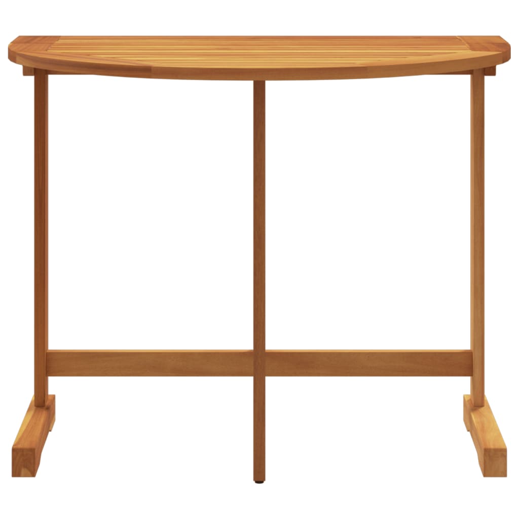 Ensemble à manger de jardin pliable 3 pcs bois d'acacia massif