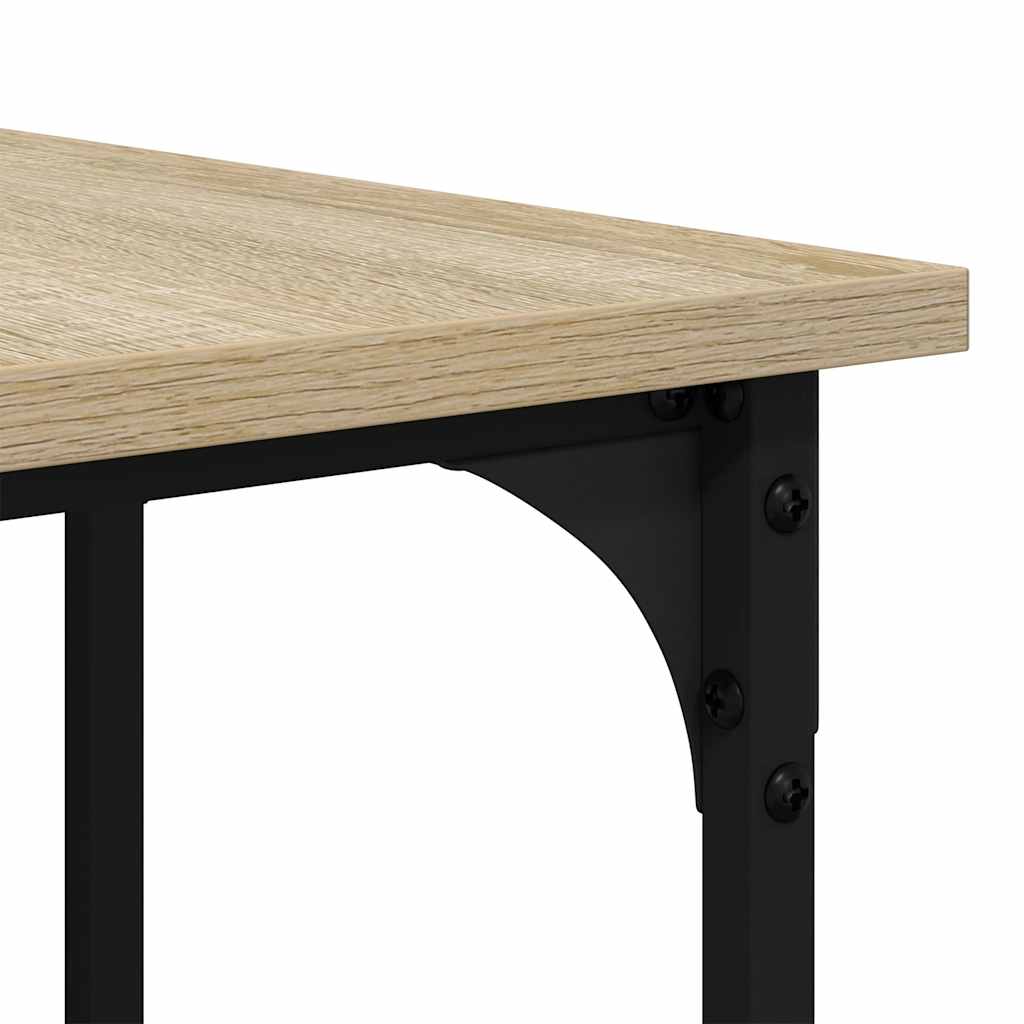 Bureau chêne sonoma 139x139x75 cm bois d'ingénierie - XIOS