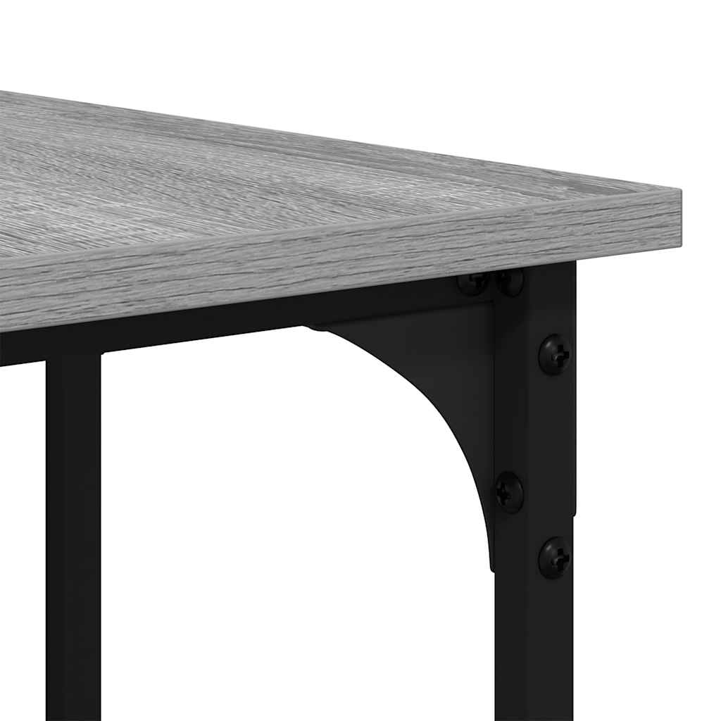 Bureau sonoma gris 139x139x75 cm bois d'ingénierie - XIOS