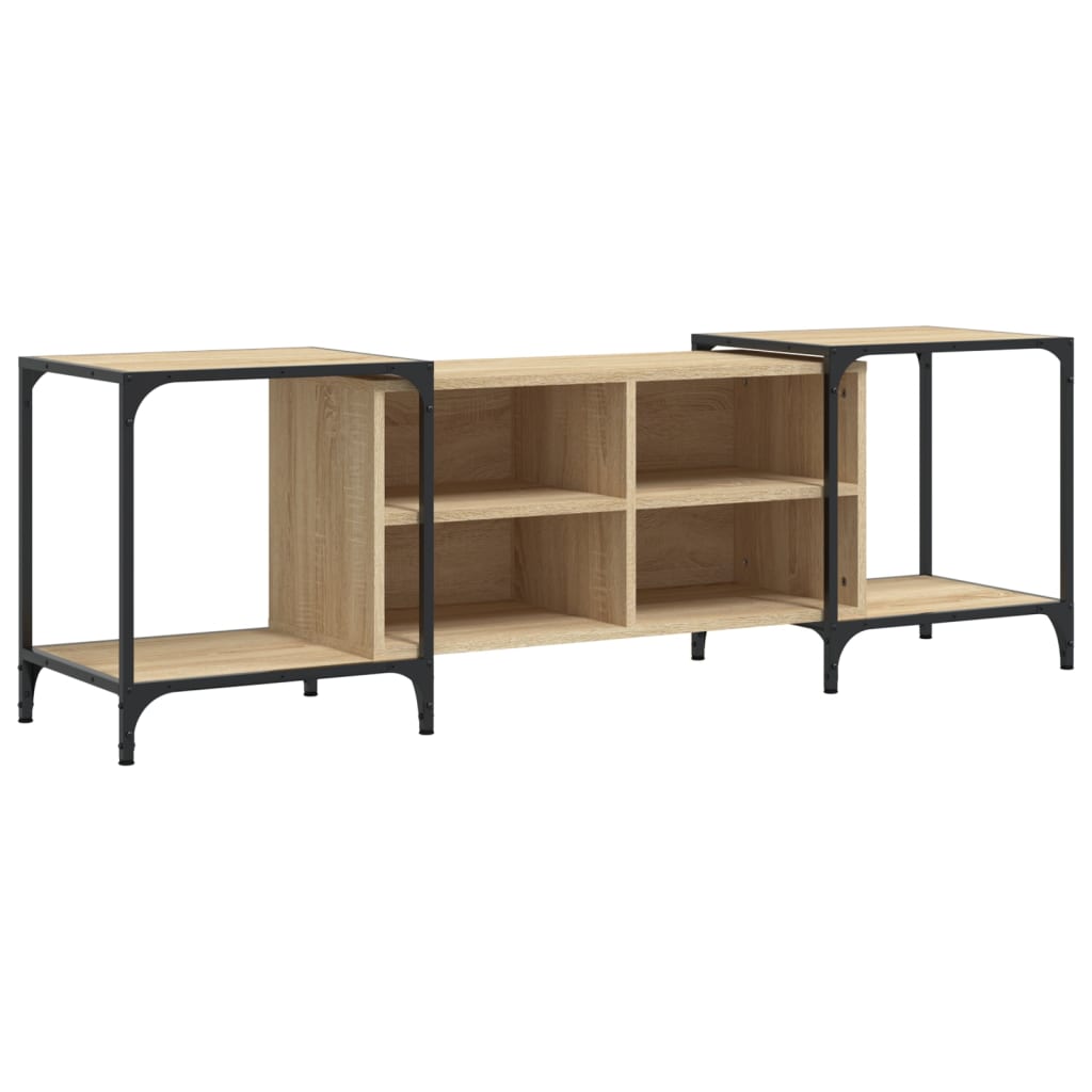 Meuble TV chêne sonoma 153x37x50 cm bois d'ingénierie - XIOS