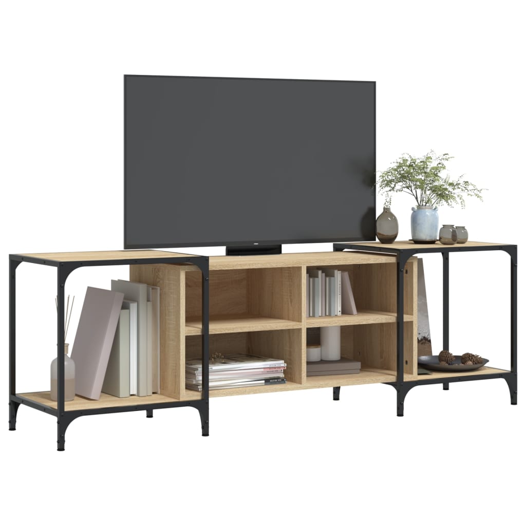 Meuble TV chêne sonoma 153x37x50 cm bois d'ingénierie - XIOS