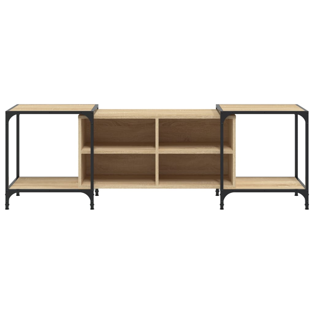 Meuble TV chêne sonoma 153x37x50 cm bois d'ingénierie - XIOS