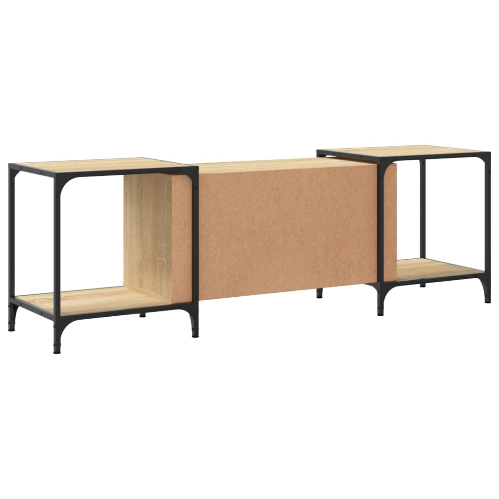 Meuble TV chêne sonoma 153x37x50 cm bois d'ingénierie - XIOS