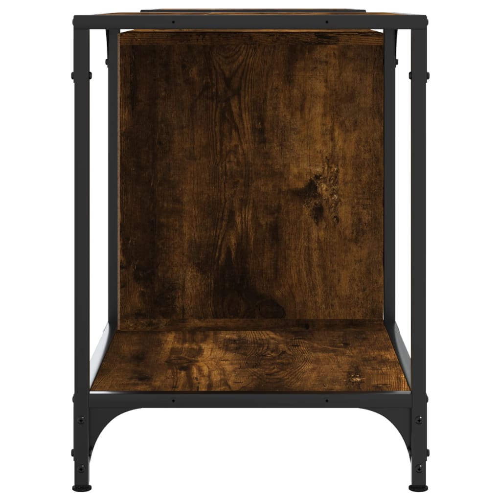 Meuble TV chêne fumé 153x37x50 cm bois d'ingénierie - XIOS